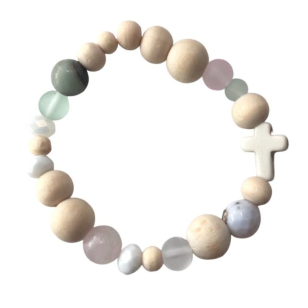 "Through the Ups & Downs" Simply Swank Signature Essential Oil Diffuser Bracelet